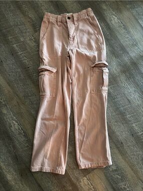 BDG Blush Pink Wide-Leg Skate Cargo Pants
